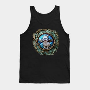 Maltese/Shih Tzu Mix Descending from Heaven To Bless Humanity Tank Top